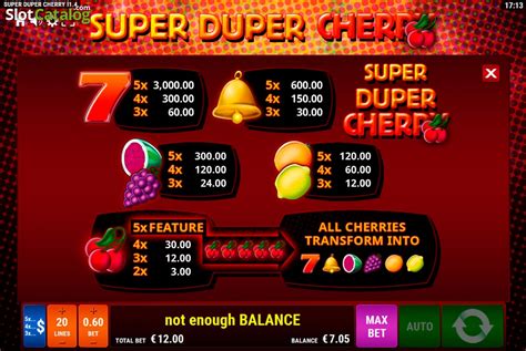 super duper cherry slot